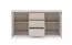 Madia moderna Vytgarth 05 | Cashmere | 2 ante, 3 cassetti, 4 scomparti | Push-to-open | 84 x 168 x 39 cm