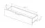 Soggiorno completo - Set A "Chaabane", 3 pz, color rovere Dunin/nero, ante in vetro marrone, maniglie e gambe: metallo, bordi in ABS, illuminazione a LED