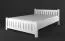 Letto matrimoniale Lagopus 34 | Pino massello bianco | 160 x 200 cm | Design moderno e robusto