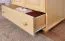 Armadio in pino massiccio naturale Junco 08B - Dimensioni 195 x 102 x 59 cm (A x L x P)