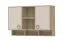 Cameretta - Armadio a muro "Benjamin" 24, faggio / crema - 82 x 128 x 37 cm (h x l x p)