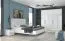 Armadio battente con cornice Siumu 32 | Bianco lucido | 5 ante, 4 cassetti | 226x232x60 cm
