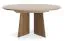 Tavolo da pranzo allungabile | tavolo da pranzo rotondo | 120-160 x 120 x 76 cm | allungabile fino a 160 cm | tavolo da sala da pranzo | colore noce | bordi in ABS | Belladere 09