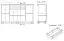 Cassettiera Sentis 05 in pino bianco | Stile country | 97 x 168 x 46 cm | Ampio spazio e dettagli rustici