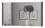 Specchio per cameretta "Vaitele" 18 antracite lucido | Design moderno | 65 x 123 x 2 cm