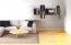 Scaffale sospeso Sprimont 11, colore: grigio / rovere - Dimensioni: 55 x 110 x 29 cm (A x L x P)