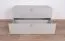 Cassettiera Skalle 08 per cameretta | Grigio | 47 x 94 x 49 cm | 2 cassetti con soft close