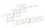 Pensile Balestrand 148 | Design moderno rovere Wotan | 150 x 330 x 40 cm | Apertura push-to-open