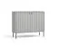 Cassettiera moderna Alonnisos 09 grigio | 2 ante, 2 scomparti | Sistema Soft-Close | 89 x 105,5 x 41 cm