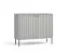 Cassettiera moderna Alonnisos 09 grigio | 2 ante, 2 scomparti | Sistema Soft-Close | 89 x 105,5 x 41 cm