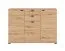 Credenza Pecini 03 | Rovere Artisan | 3 ante, 2 cassetti, 8 scomparti | Bordi ABS | 95 x 135 x 40 cm