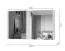 Specchio da parete Neiafu 100 | Color cashmere | 65 x 123 x 2 cm | Design moderno