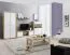 Tavolino soggiorno con ripiano | Rovere grigio | 41,5 x 120 x 60 cm | Design moderno Vojvo 01