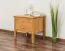 Comodino in faggio massello | Finitura naturale | 50 x 53 x 42 cm | 2 cassetti | "Wooden Nature" 137