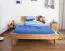 Letto una piazza e mezza "Wooden Nature" 02, rovere massello, oliato - 120 x 200 cm (l x l)