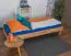 Letto futon in faggio massello oliato | 90 x 200 cm | Design moderno e robusto