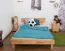Letto futon in faggio massello oliato | Design moderno | 140 x 200 cm | Wooden Nature 03
