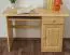 Scrivania in pino massello naturale 002 | 74 x 100 x 55 cm | Design moderno e funzionale