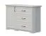 Cassettiera avorio "Falefa" 02 | 3 cassetti, 1 anta, Soft Close | 88 x 131 x 48 cm
