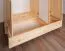 Armadio 019 in pino massiccio naturale | 190 x 120 x 60 cm | Design moderno e spazioso