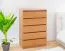 Cassettiera Kebumen 22 ontano | 6 cassetti | 102 x 65 x 42 cm | Design moderno