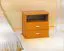 Comodino Grogol 21 | Ontano | 2 cassetti | 50 x 45 x 35 cm | Design moderno e resistente