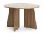 Tavolino da salotto | tavolo rotondo | 75 x 75 x 47 cm | tavolino laterale | tavolino da soggiorno | colore noce | bordi in ABS | Belladere 07