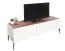 Mobile TV Asau 04, colore: cashmere / rovere scuro - Dimensioni: 56 x 148 x 47 cm (H x L x P)