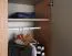 Armadio Fricourt 03 | Verde menta & rovere scuro | 195 x 90 x 50 cm | 7 scomparti | 1 asta appendiabiti | Bordi ABS