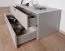Cassettiera Skalle 08 per cameretta | Grigio | 47 x 94 x 49 cm | 2 cassetti con soft close