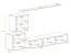 Pensile moderno Balestrand 226 nero | 150 x 250 x 40 cm | Apertura push-to-open