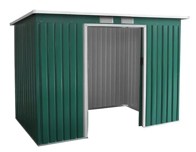 Armadio per attrezzi Kompakt 3, misure esterne: 277 x 130 x 173 cm (l x p x h), verde