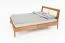Letto singolo Wellsford 02 | Rovere massello selvatico oliato | 90 x 200 cm | Design elegante