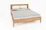 Letto singolo Wellsford 02 | Rovere massello selvatico oliato | 90 x 200 cm | Design elegante