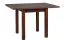 Tavolo da pranzo DEIMONDS noce | Allungabile 80 x 80/110 cm | Piano spesso 32 mm | Alta resistenza | Facile da abbinare