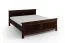 Letto king size "Guil" 02, pino finlandese, massiccio, color tabacco, superficie di riposo: 180 x 200 cm