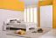 Armadio Kovin 08 | Bianco elegante | 3 ante battenti | 5 scomparti | 205 x 120 x 52 cm
