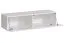 Pensile moderno Balestrand 310 | Nero/Bianco | 150 x 330 x 40 cm | Apertura a pressione