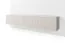 Mobile TV sospeso "Lerdo" 07, color cashmere, 6 ante a battente, 6 scomparti, funzione "push-to-open", 210 x 40 x 40 cm