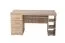 Scrivania Delare 01 | Rovere Sonoma | 1 cassetto | Ripiano tastiera estraibile | 75,5 x 145 x 65,5 cm