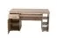 Scrivania Delare 01 | Rovere Sonoma | 1 cassetto | Ripiano tastiera estraibile | 75,5 x 145 x 65,5 cm