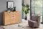 Credenza Pecini 03 | Rovere Artisan | 3 ante, 2 cassetti, 8 scomparti | Bordi ABS | 95 x 135 x 40 cm