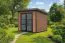 Casetta da giardino in WPC "Naturhaus" - Lunghezza: 223 cm, Larghezza: 223 cm, Altezza: 225 cm, Colore: effetto legno