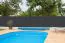 Strisce frangivista „Rattan“ per recinzioni a doppia barra e recinzioni decorative, Colore: nero