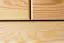 Cassettiera Junco 134 in pino massiccio naturale | 5 cassetti grandi, 2 piccoli | 118 x 80 x 42 cm