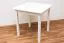 Tavolo in pino massello bianco Junco 233B | 75x75 cm | Design moderno e robusto