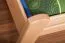 Letto alla francese "Easy Premium Line" K4 in faggio massello naturale, 140 x 200 cm