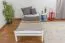 Letto singolo 99, pino massello, laccato bianco, incl. rete a doghe - 90 x 200 cm
