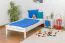 Letto singolo 99, pino massello, laccato bianco, incl. rete a doghe - 90 x 200 cm
