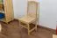 Sedia in legno di pino massello naturale Junco 247 | Design moderno | 95 x 44 x 46 cm | Seduta confortevole
